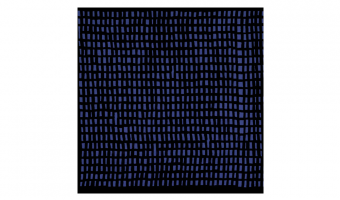12. Minä Perhonen Organic Cotton Sora Check Black 70cm * Mususbi