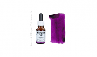 Zeichentusche Purpurviolett, pigment ink * Rohrer & Klingner 