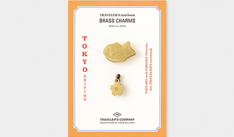 Traveler's notebook TOKYO EDITION Brass charm  * Traveler's Company Japan