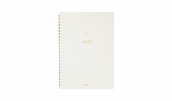 White, Midori Ring Notebook Color Dot * Midori