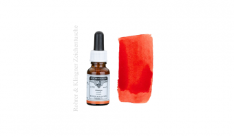 Zeichentusche Orange, pigment ink * Rohrer & Klingner 