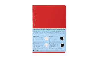 Editor's Series 365 Days Notitieboek A5 Dot Rood * Stalogy