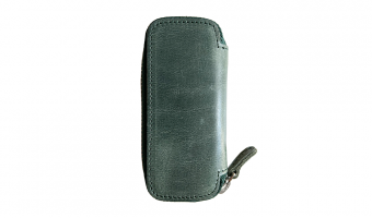2 Pen Kaweco Crazy Horse Green Pen Case * Galen Leather
