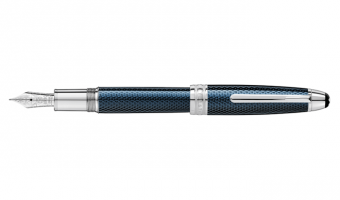 Blue Hour Metal fountain Pen , Meisterstück Solitaire * Montblanc