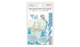26. **Limited edition** Decoration Sticker Light Blue * Midori