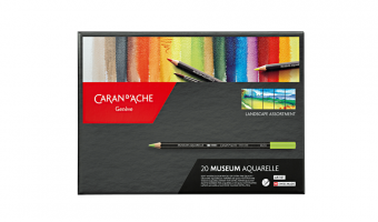 20 Aquarelpotloden, Landschap, Expert Museum Aquarelle * Caran d'Ache