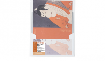 Briefpapier Koiame Syaraku Ukiyo-e * Taccia