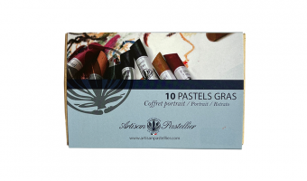 10 Oilpastels Portrait * Artisan Pastellier
