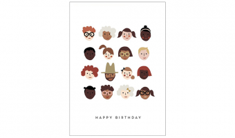 07. Birthday people, greeting card * Michoucas Design