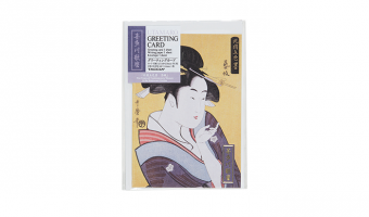 Wenskaart Aomurasaki Ukiyo-e Utamaro * Taccia 