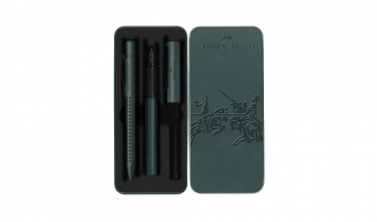 Faber-Castell Grip Mistletoe gift set, ballpoint and fountain pen * Faber-Castell
