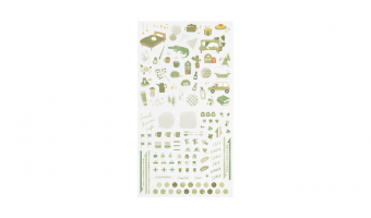 20. Stickers Color Moss Green* Midori