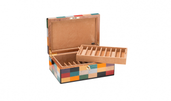 Rialto 18 pen chest Venezia II wooden lid * Morici 