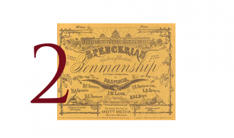 2. Spencerian Penmanship, oefenschrift 2 * Mott media