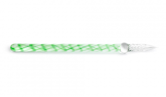 Glass pen Round Green* J. Herbin