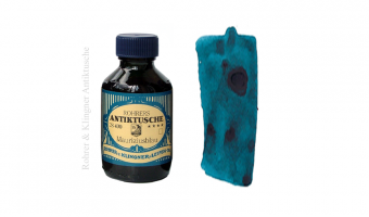 Antiktusche Mauriziusblau, pigment ink * Rohrer & Klingner 