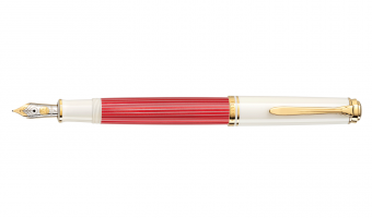 Pelikan Souverän M600 Red-White fountain pen * Pelikan