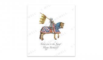 19. Today you're the King! * Wishingwell * card