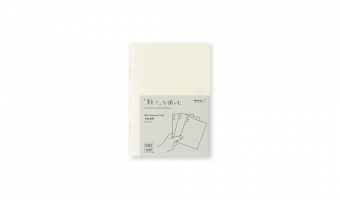 MD Light A6, tri-pack schriftjes, gelijnd * Midori