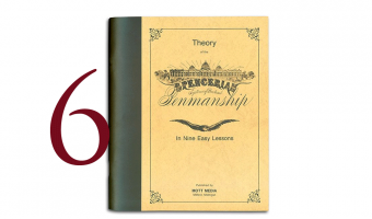 6. Spencerian Penmanship, theorie boek * Mott media