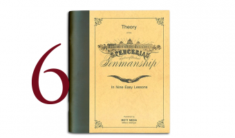 6. Spencerian Penmanship, theory book * Mott media