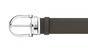 Belt Horseshoe Buckle Reversible Brown/Black * 129441 * Montblanc