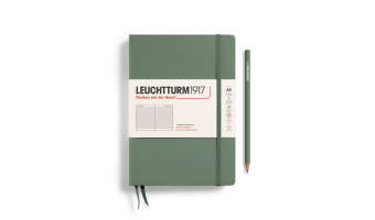 Notebook A5, Hardcover, Olive * Leuchtturm1917