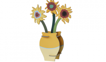 8. Van Gogh Flowers Pop Out Card * Studio ROOF