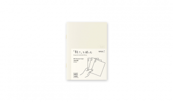 MD Light A6, tri-pack schriftjes, blanko * Midori