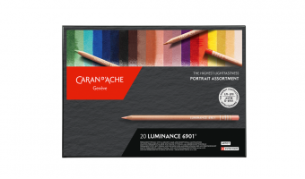 20 Kleurpotloden, Portret, Expert Luminance 6901 * Caran d'Ache