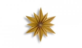 73. Decor Star Honey Yellow 15cm * 3D puzzel kaart * LOVI