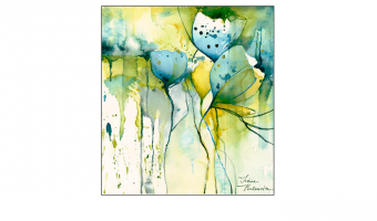 IV.019 * Waterflowers Aquarel * gift card * Arti