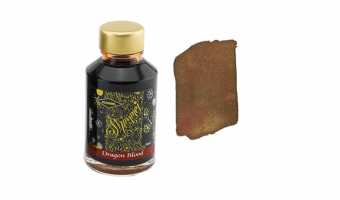 Dragon Blood shimmer ink * Diamine