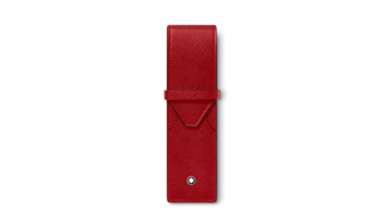 Sartorial etui 2 pennen rood 131204* Montblanc leder