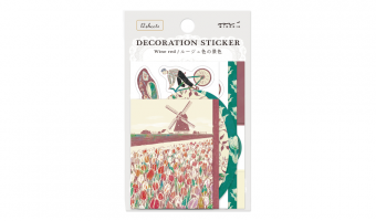 23. **Limited edition** Decoration Sticker Dark Red * Midori