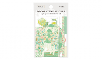 24. **Limited edition** Decoration Sticker Yellow Green * Midori