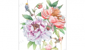 FL01. Peonies * Wishingwell gift card