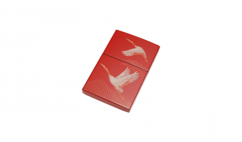 BC. Crane Business Card Case * Nakaya Chinkin