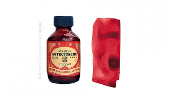 Antiktusche Krapprot, pigment ink * Rohrer & Klingner 