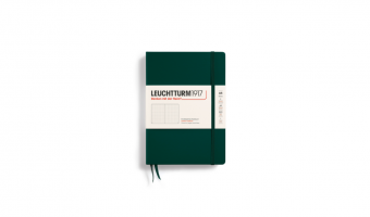 Notitieboek A5, Hardcover, Forest Green * Leuchtturm1917