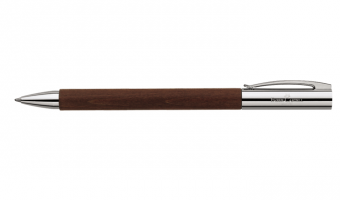 Ambition Pearwood darkbrown ballpoint *Faber-Castell