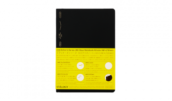 grid A5 * 365 Days Notitieboek Grid Black * Stàlogy Editor's Series 