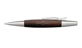 E-motion darkbrown pearwood ballpoint * Faber-Castell