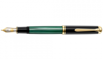 Souverän M1000 green-black fountain pen * Pelikan