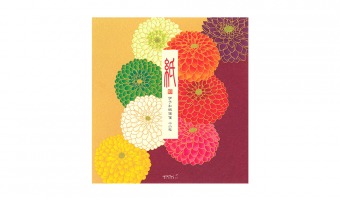 58.1 Pompon Chrysanthemum Letter Pad * Midori