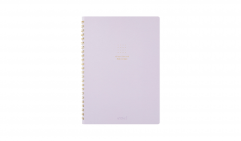 Purple, Midori Ring Notebook Color Dot * Midori