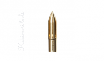 Brass nib, bullet * Kakimori tools