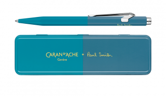 849 Cyan-Steel Paul Smith Balpen * Caran D'Ache