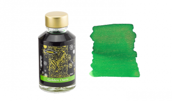 Golden Oasis shimmer ink * Diamine