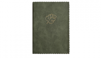 04. Journal, Dark green, Leaf * Artebene